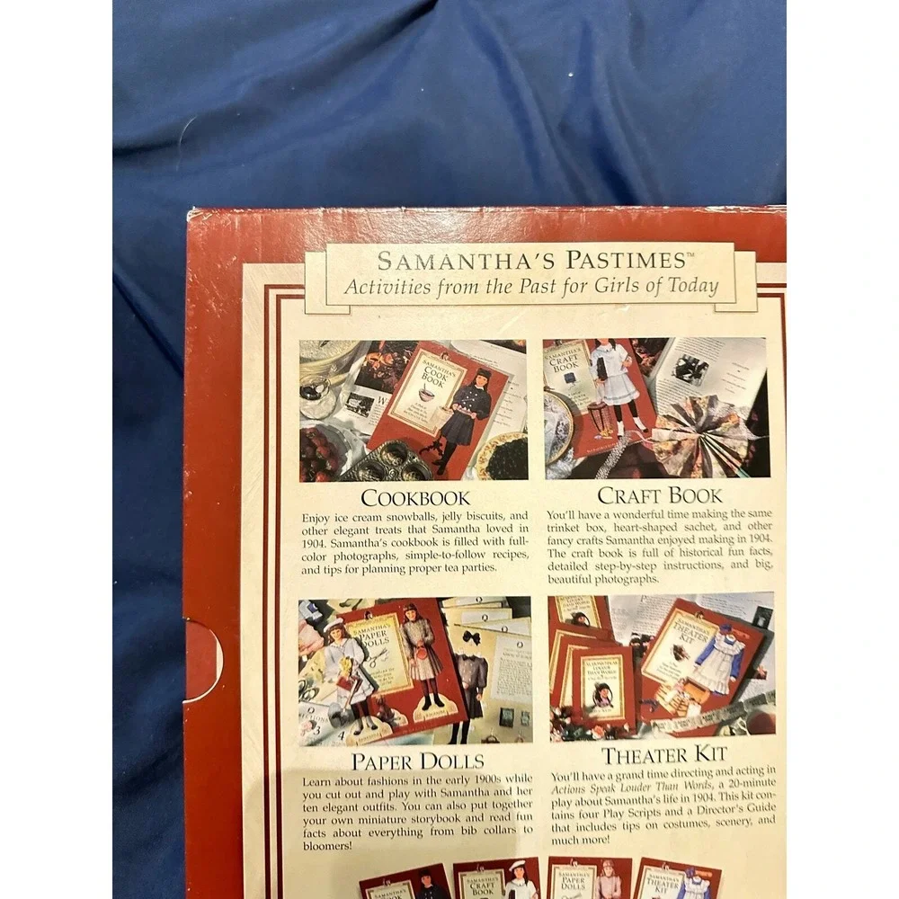 American Girls SAMANTHA'S PASTIMES Collection Set of 4 books NEW